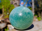 Polished Watermelon Fluorite Spheres x 2 From Uis, Namibia - Toprock Gemstones and Minerals 