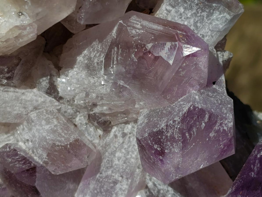 Natural Large Jacaranda Amethyst Cluster x 1 From Mumbwa, Zambia - Toprock Gemstones and Minerals 