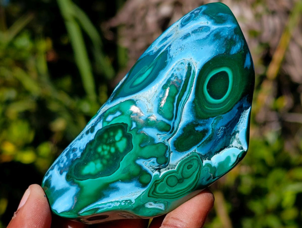 Polished Malacolla Free Forms x 6 From Kulukuluku, Congo - Toprock Gemstones and Minerals 