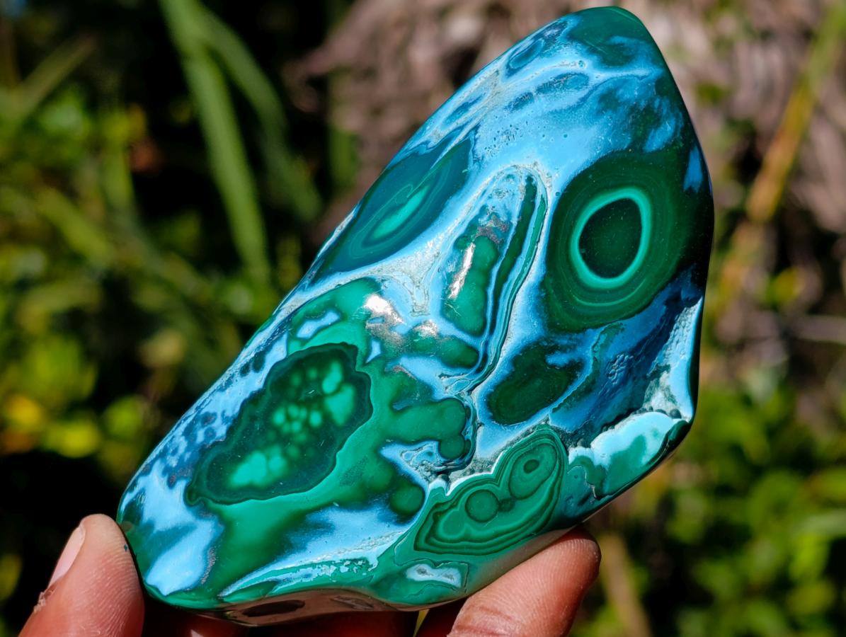 Polished Malacolla Free Forms x 6 From Kulukuluku, Congo - Toprock Gemstones and Minerals 