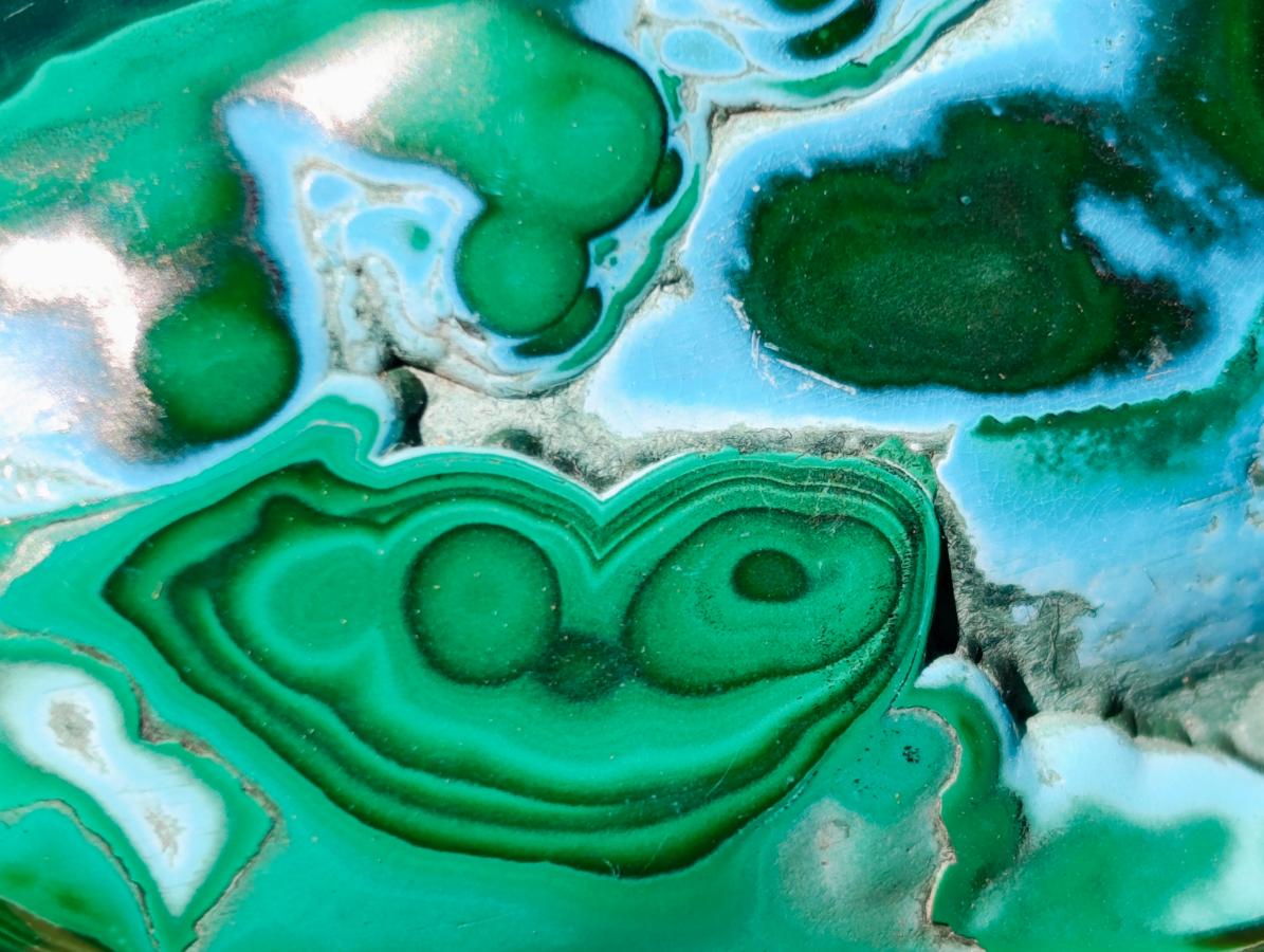 Polished Malacolla Free Forms x 6 From Kulukuluku, Congo - Toprock Gemstones and Minerals 
