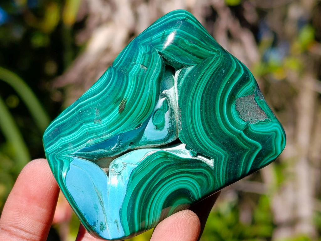 Polished Malacolla Free Forms x 6 From Kulukuluku, Congo - Toprock Gemstones and Minerals 