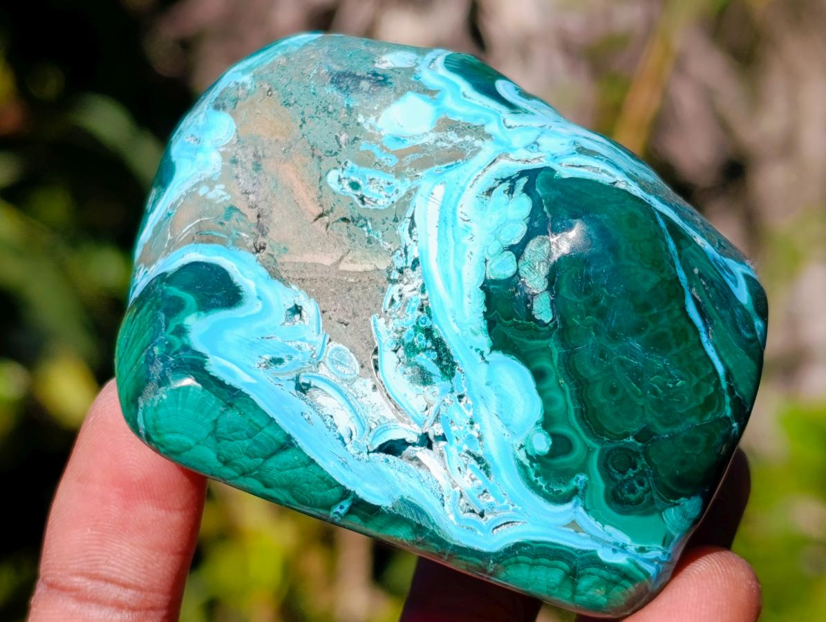 Polished Malacolla Free Forms x 6 From Kulukuluku, Congo - Toprock Gemstones and Minerals 