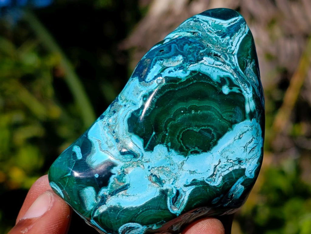 Polished Malacolla Free Forms x 6 From Kulukuluku, Congo - Toprock Gemstones and Minerals 