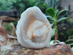 Polished Banded Agate with Crystalline Geodes x 12 From Maintirano, Madagascar - Toprock Gemstones and Minerals 