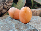 Polished Orange Twist Calcite Galets x 37 From Maevantanana, Madagascar - Toprock Gemstones and Minerals 