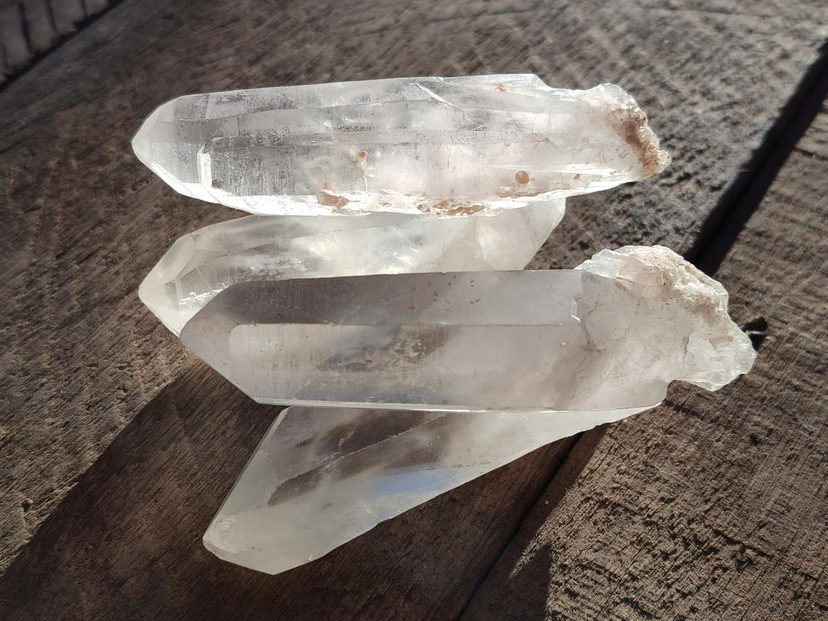 Natural Clear Quartz Crystals x 35 From Madagascar - Toprock Gemstones and Minerals 