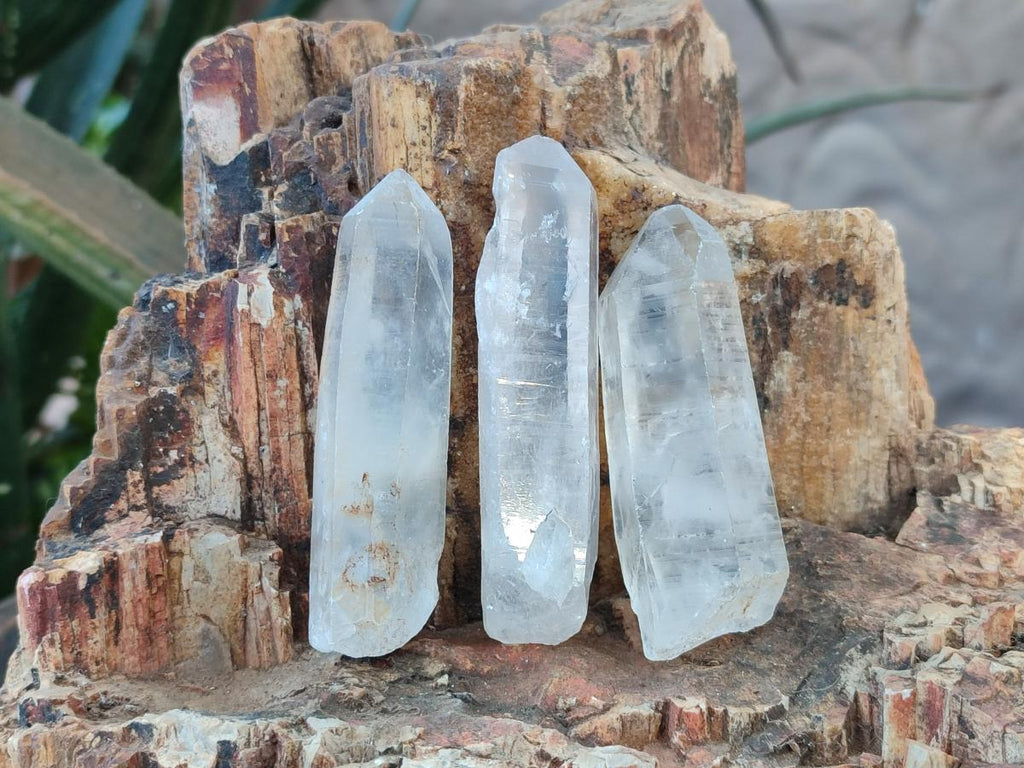 Natural Clear Quartz Crystals x 35 From Madagascar - Toprock Gemstones and Minerals 