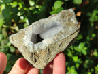 Natural Blue Lace Agate Geode Specimens x 6 From Nsanje, Malawi - Toprock Gemstones and Minerals 