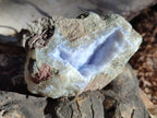 Natural Blue Lace Agate Geode Specimens x 6 From Nsanje, Malawi - Toprock Gemstones and Minerals 