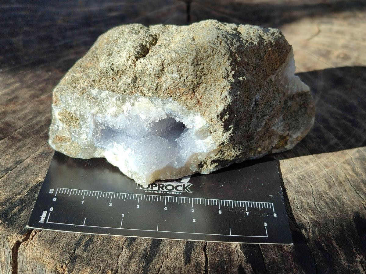 Natural Blue Lace Agate Geode Specimens x 6 From Nsanje, Malawi - Toprock Gemstones and Minerals 