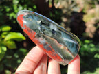 Polished Bloodstone Standing Display Pieces x 6 From Swaziland - Toprock Gemstones and Minerals 