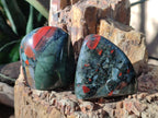 Polished Bloodstone Standing Display Pieces x 6 From Swaziland - Toprock Gemstones and Minerals 