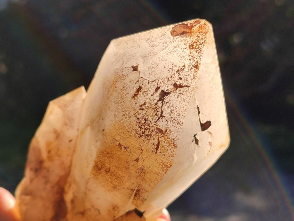 Natural Large Cascading "Anananas" Pineapple Quartz Crystals x 2 From Antsirabe, Madagascar - Toprock Gemstones and Minerals 