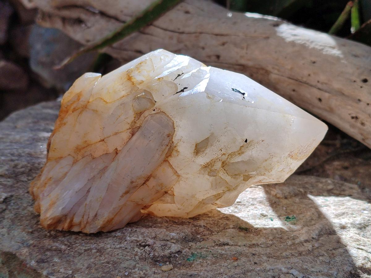 Natural Large Cascading "Anananas" Pineapple Quartz Crystals x 2 From Antsirabe, Madagascar - Toprock Gemstones and Minerals 
