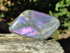 Polished Rare Purple Sunset Flash Labradorite Standing Display Pieces x 6 From Madagascar - Toprock Gemstones and Minerals 