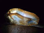 Polished Banded Agate Slices x 10 From Madagascar - Toprock Gemstones and Minerals 