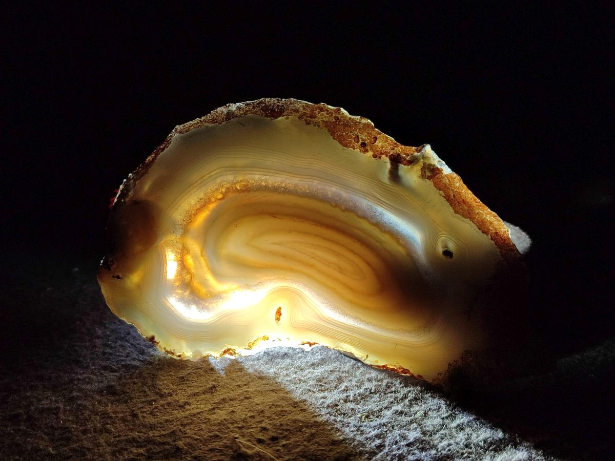 Polished Banded Agate Slices x 10 From Madagascar - Toprock Gemstones and Minerals 