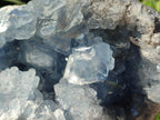 Natural Large Blue Celestite Geode Specimen x 1 From Sakoany, Madagascar - Toprock Gemstones and Minerals 