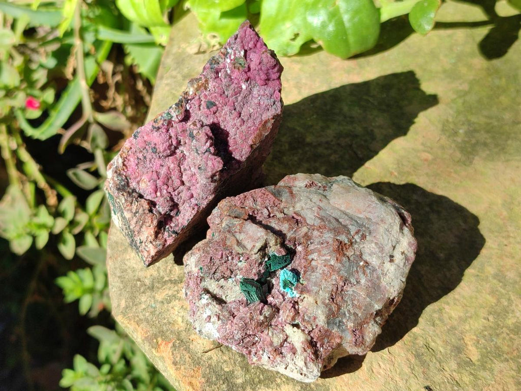 Natural Salrose Cobaltoan Dolomite Specimens x 6 From Kakanda, Congo - Toprock Gemstones and Minerals 