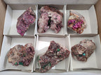Natural Salrose Cobaltoan Dolomite Specimens x 6 From Kakanda, Congo - Toprock Gemstones and Minerals 