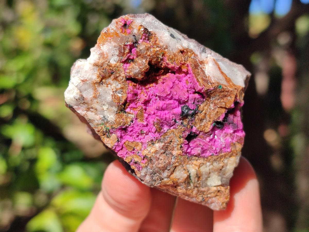 Natural Salrose Cobaltoan Dolomite Specimens x 6 From Kakanda, Congo - Toprock Gemstones and Minerals 