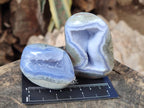 Polished Blue Lace Agate Free Forms x 12 From Nsanje, Malawi - Toprock Gemstones and Minerals 