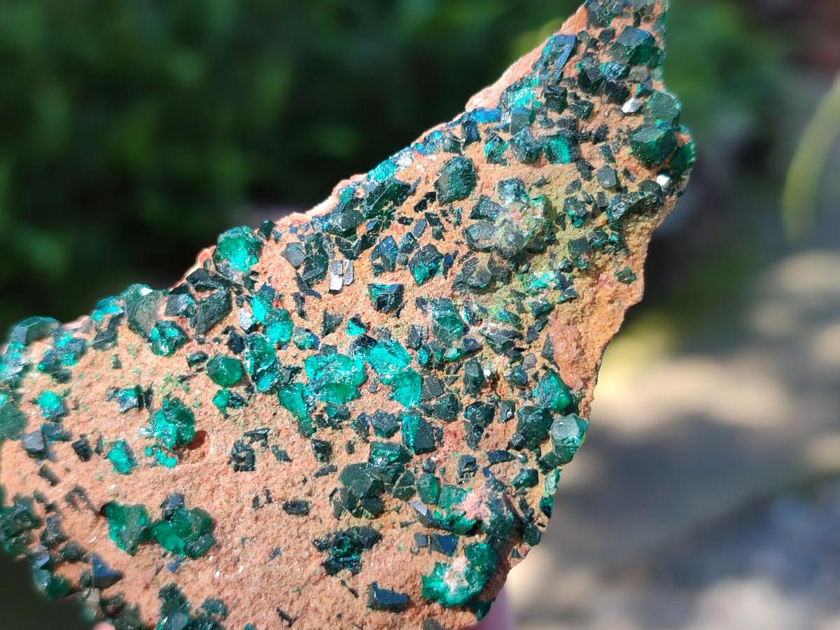 Natural Dioptase on Dolomite Specimens x 2 From Likasi, Congo - Toprock Gemstones and Minerals 