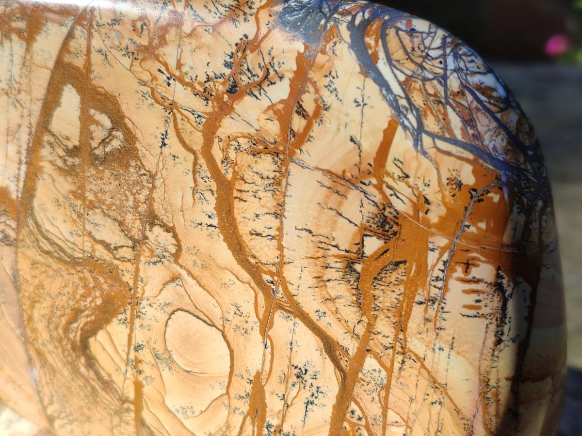 Polished Picture Stone Jasper Standing Display Pieces x 2 From Ais-Ais, Namibia - Toprock Gemstones and Minerals 