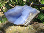 Natural Large Blue Lace Agate Geode Specimens x 6 From Nsanje, Malawi - Toprock Gemstones and Minerals 
