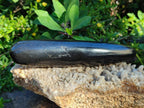 Polished Black Basalt Massage Wands x 6 From Madagascar - Toprock Gemstones and Minerals 