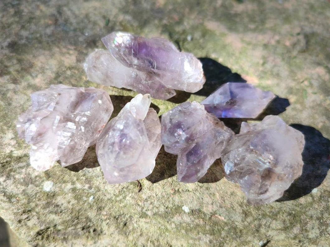 Natural Single Window Amethyst Crystals x 70 From Chiredzi, Zimbabwe - Toprock Gemstones and Minerals 