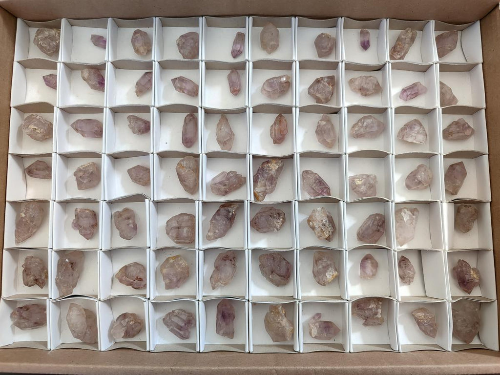 Natural Single Window Amethyst Crystals x 70 From Chiredzi, Zimbabwe - Toprock Gemstones and Minerals 