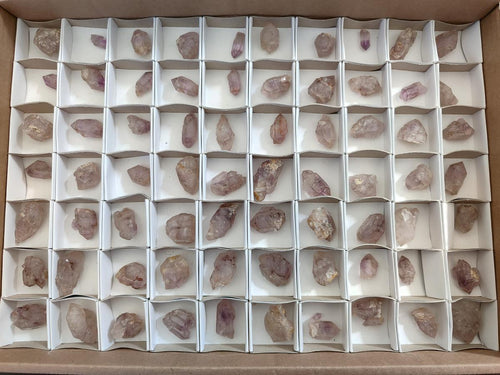 Natural Single Window Amethyst Crystals x 70 From Chiredzi, Zimbabwe - Toprock Gemstones and Minerals 