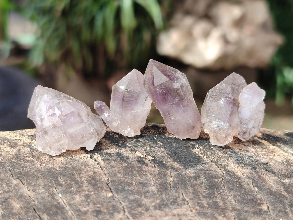 Natural Single Window Amethyst Crystals x 70 From Chiredzi, Zimbabwe - Toprock Gemstones and Minerals 