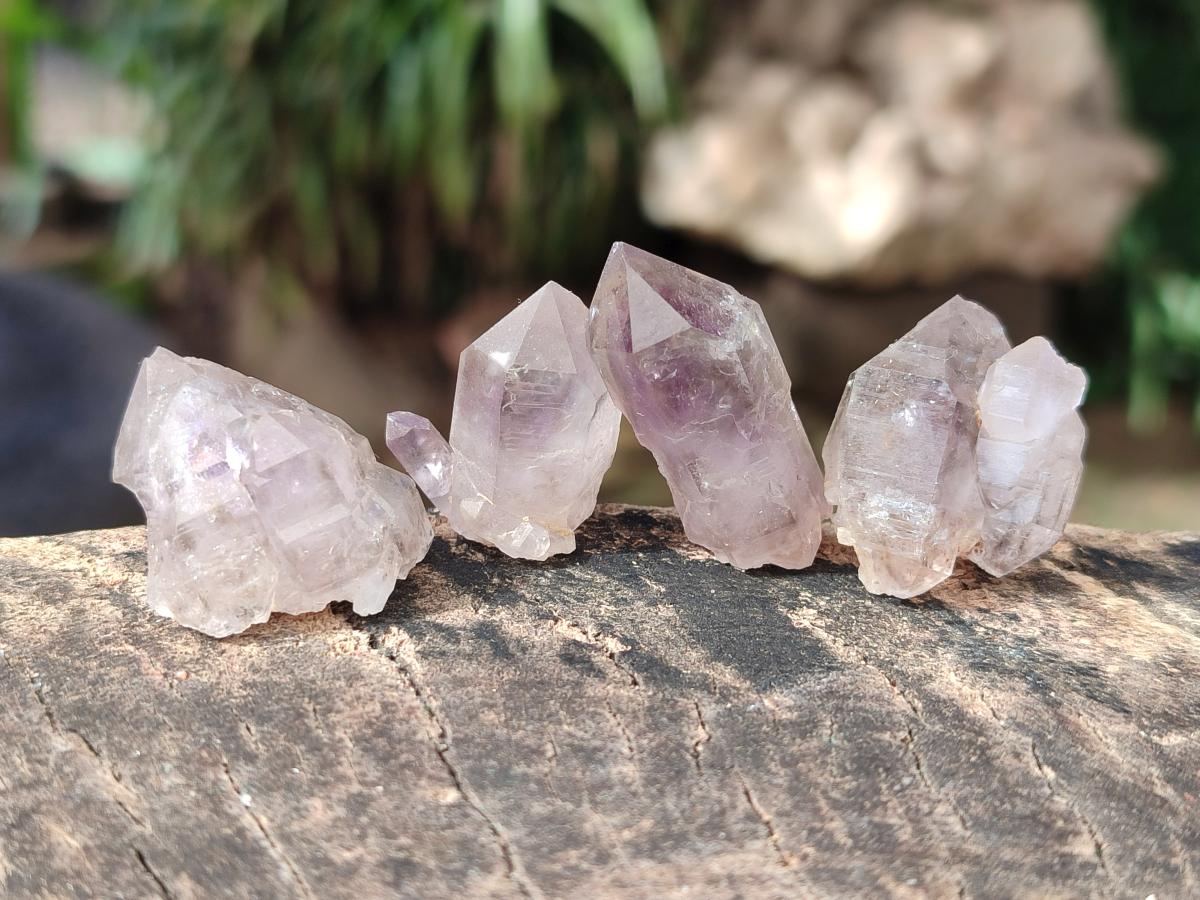 Natural Single Window Amethyst Crystals x 70 From Chiredzi, Zimbabwe - Toprock Gemstones and Minerals 