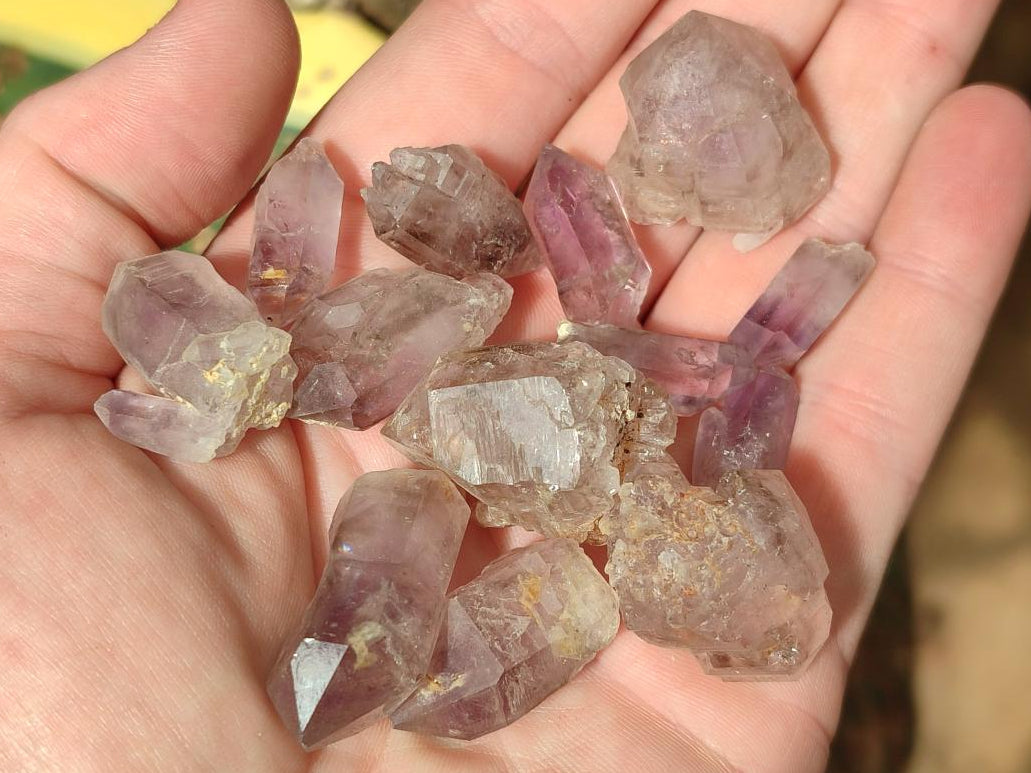 Natural Single Window Amethyst Crystals x 70 From Chiredzi, Zimbabwe - Toprock Gemstones and Minerals 