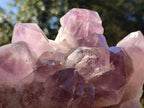Natural Jacaranda Amethyst Crystal Clusters x 3 From Mumbwa, Zambia - Toprock Gemstones and Minerals 