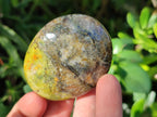 Polished Green Opal Palm Stones x 12 From Betroka, Madagascar - Toprock Gemstones and Minerals 