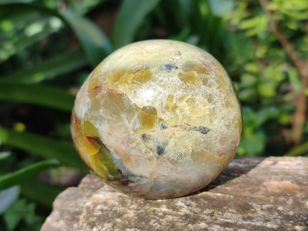Polished Green Opal Palm Stones x 12 From Betroka, Madagascar - Toprock Gemstones and Minerals 