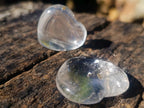 Polished Clear Quartz and Smokey Quartz Hearts x 29 From Madagascar - Toprock Gemstones and Minerals 