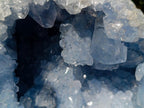 Natural Large Blue Celestite Geode Specimen x 1 From Sakoany, Madagascar - Toprock Gemstones and Minerals 