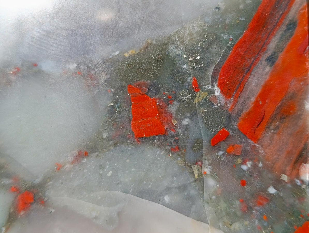 Polished Bloodstone Display Crystal Points x 2 From Swaziland - Toprock Gemstones and Minerals 