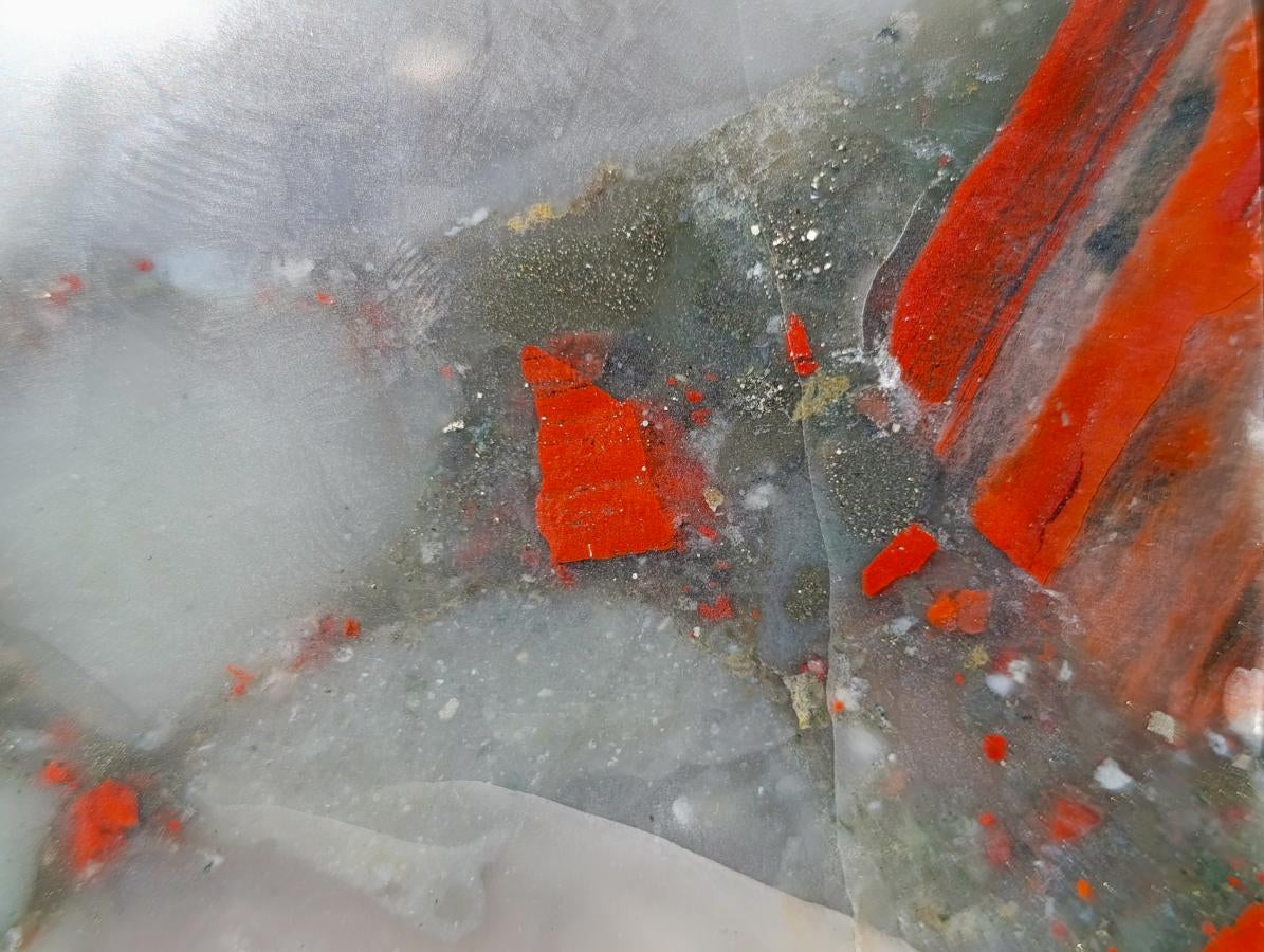 Polished Bloodstone Display Crystal Points x 2 From Swaziland - Toprock Gemstones and Minerals 