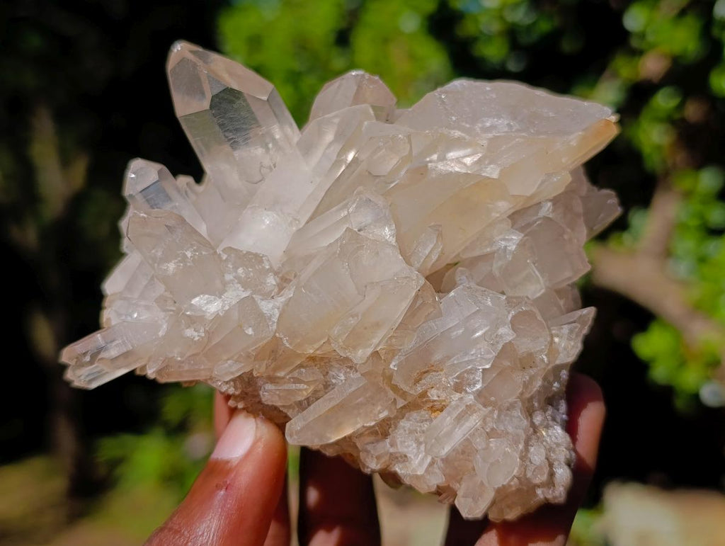 Natural Mixed Quartz Crystal Clusters x 4 From Madagascar - Toprock Gemstones and Minerals 
