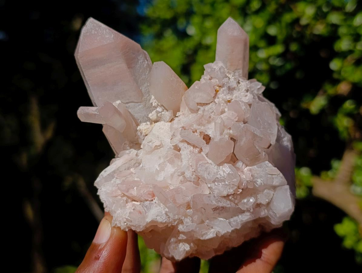 Natural Mixed Quartz Crystal Clusters x 4 From Madagascar - Toprock Gemstones and Minerals 