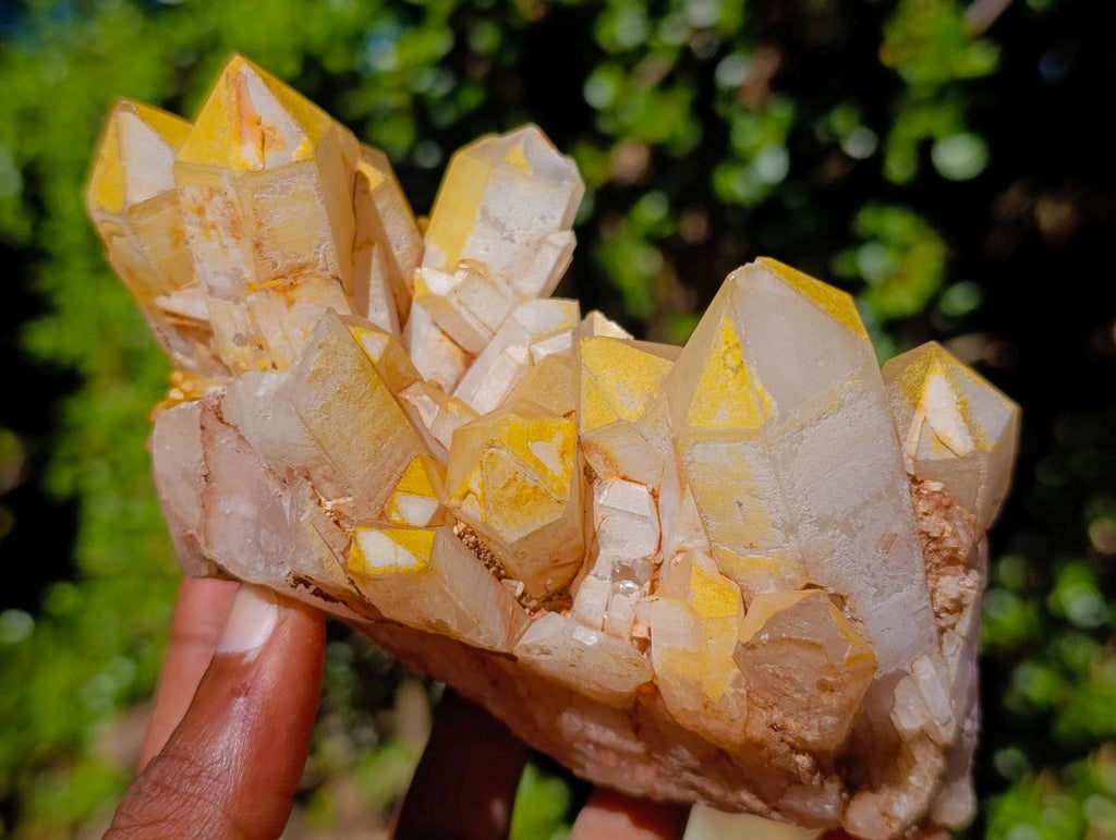 Natural Mixed Quartz Crystal Clusters x 4 From Madagascar - Toprock Gemstones and Minerals 