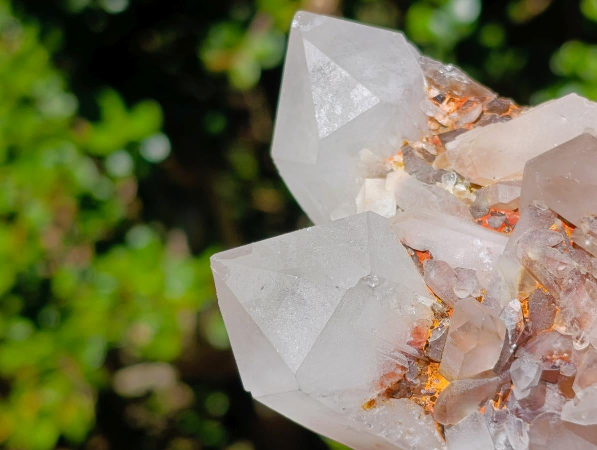 Natural Mixed Quartz Crystal Clusters x 4 From Madagascar - Toprock Gemstones and Minerals 