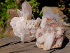Natural Mixed Quartz Crystal Clusters x 4 From Madagascar - Toprock Gemstones and Minerals 