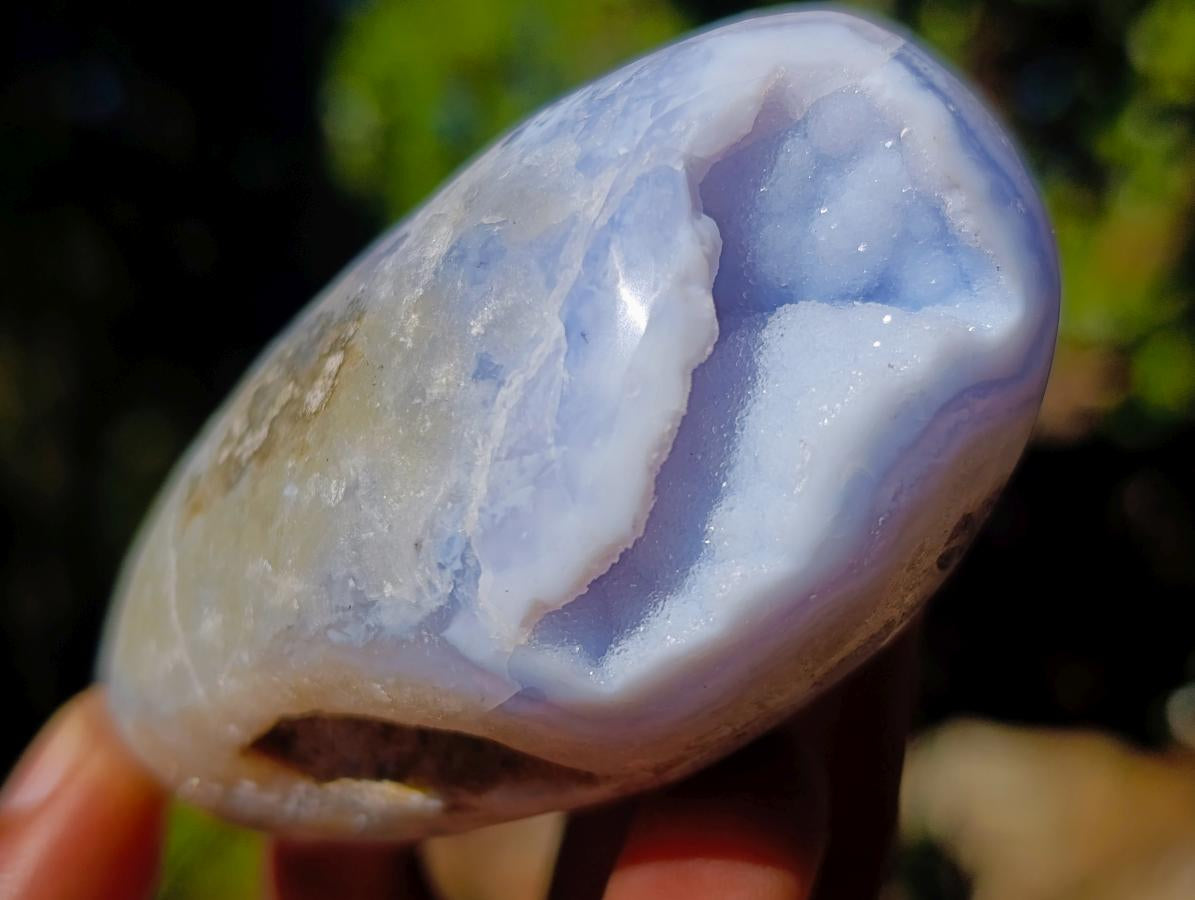 Polished Blue Lace Agate Free Forms x 6 From Nsanje, Malawi - Toprock Gemstones and Minerals 